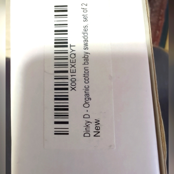 NWT Dinky D Soft Organic Swaddle Blankets 100% Cotton Organic 47" x 47" - Picture 4 of 5